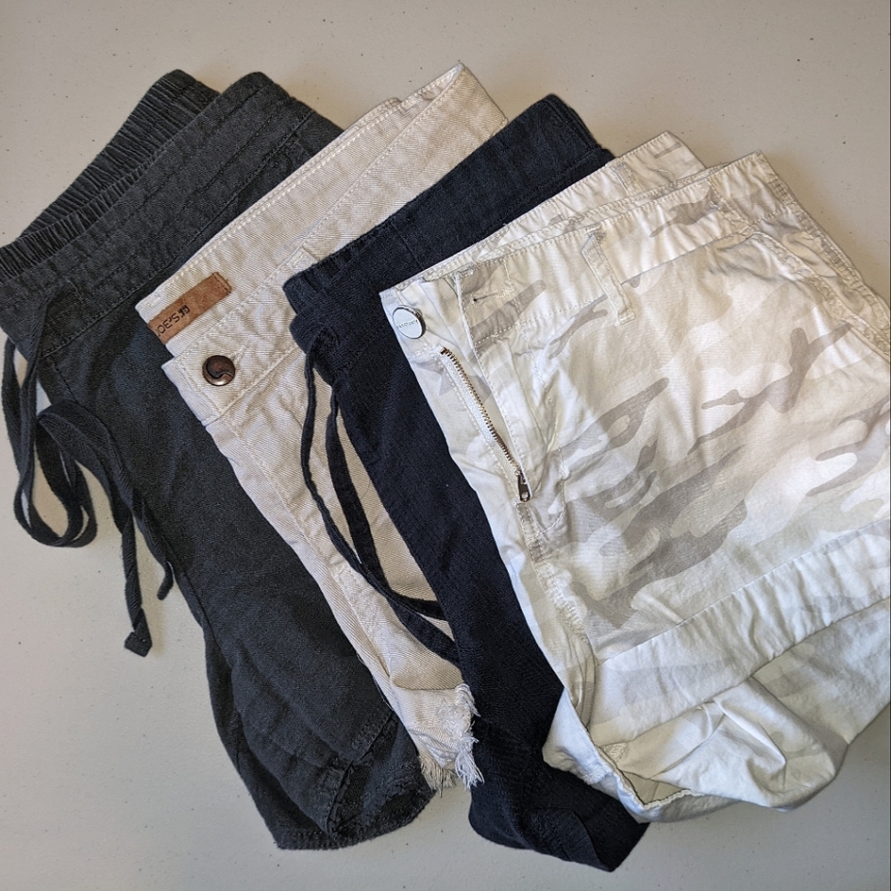 Joe's + Anthropologie + Nordstrom + Prana shorts